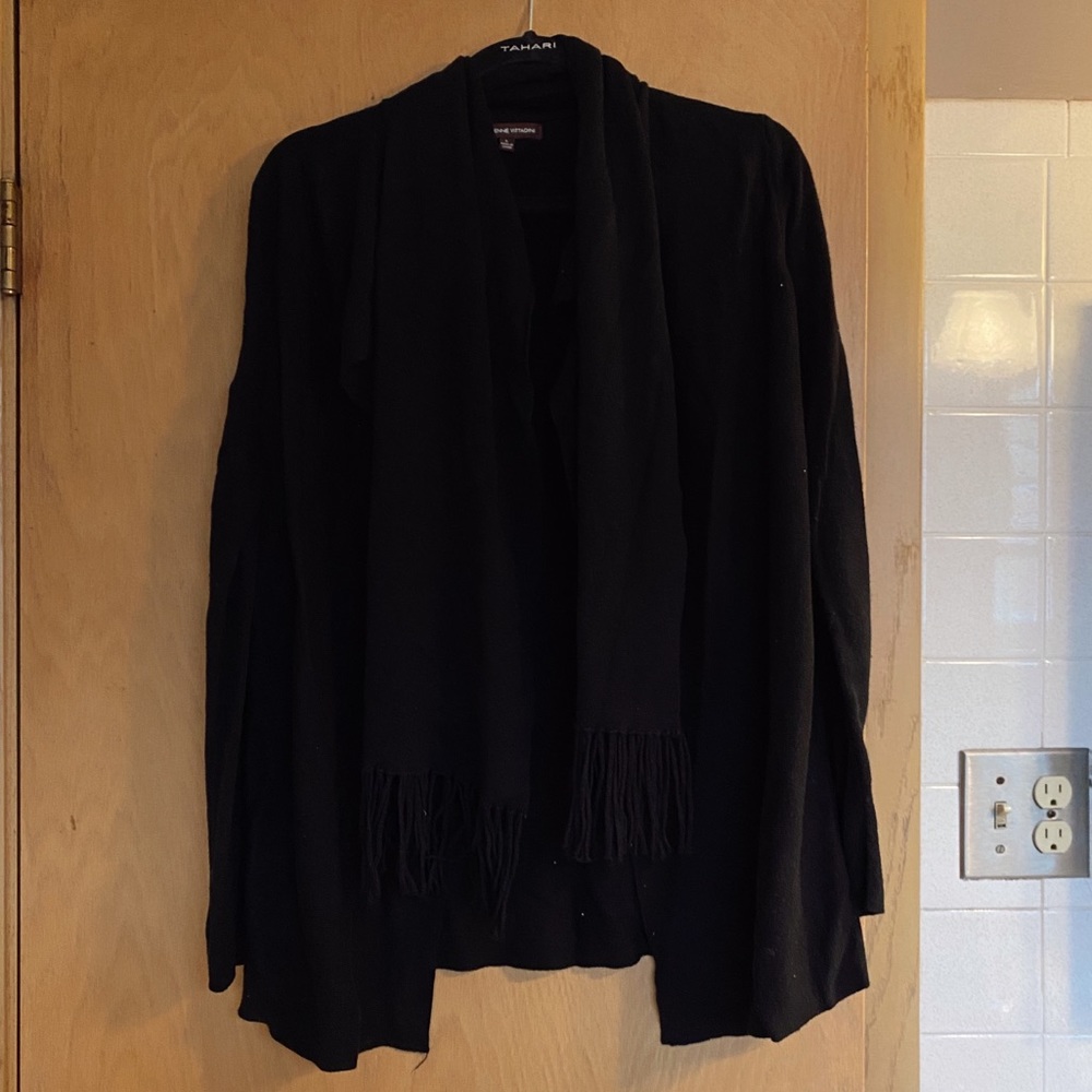Adrienne Vittadini Scarf Sweater